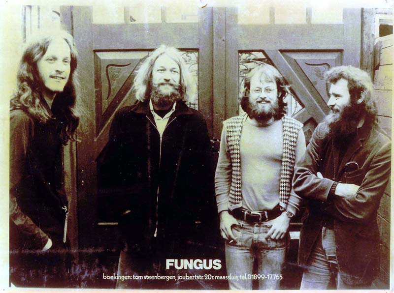 De Nederlandse folkrockband Fungus op Pinkpop 1974