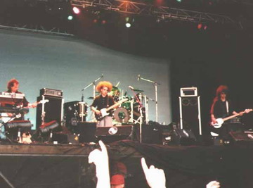 The Cure on stage