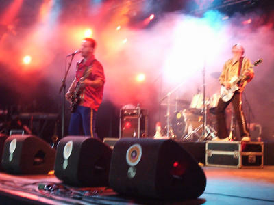 Band Zonder Banaan in de Roskilde Tent
