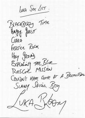 Playlist Luka Bloom