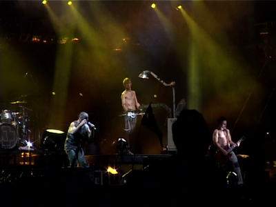 Rammstein, de afsluiter op Pinkpop 2002