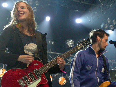 Zangeres Judith en bassist Mark