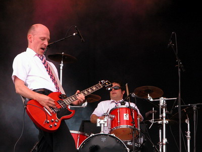 Zanger-bassist Chris Ballew en drummer Jason Finn