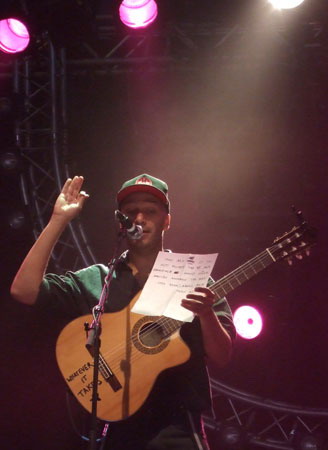 Tom Morello op de akoustische tour